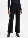 Orsay Černé dámské rovné kalhoty ORSAY