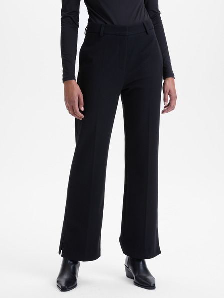 Orsay Černé dámské rovné kalhoty ORSAY