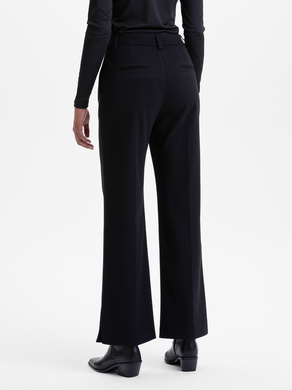 Orsay Černé dámské rovné kalhoty ORSAY