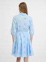 Orsay Modré dámské košilové šaty ORSAY