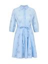 Orsay Modré dámské košilové šaty ORSAY