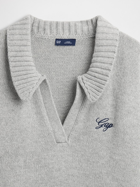 GAP Asymetrický svetr s příměsí vlny GAP