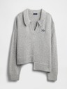 GAP Asymetrický svetr s příměsí vlny GAP