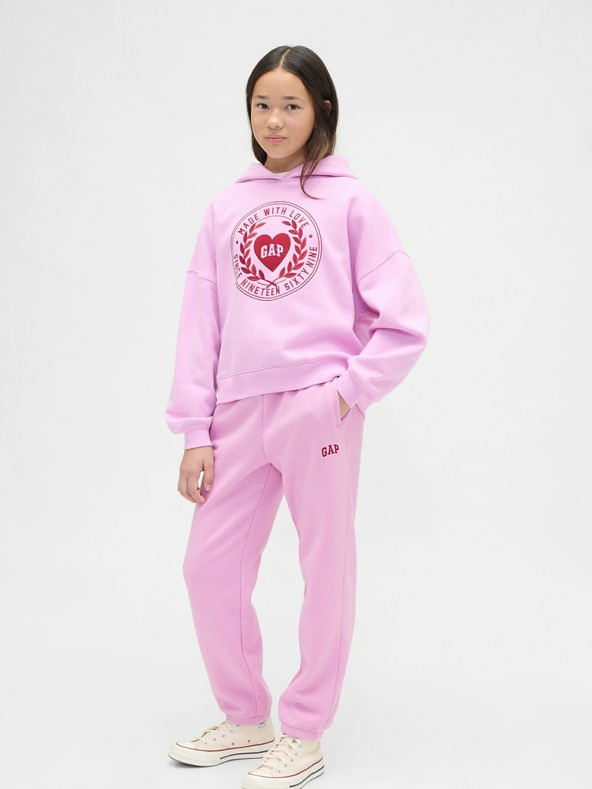 GAP Dětské tepláky Logo VintageSoft GAP