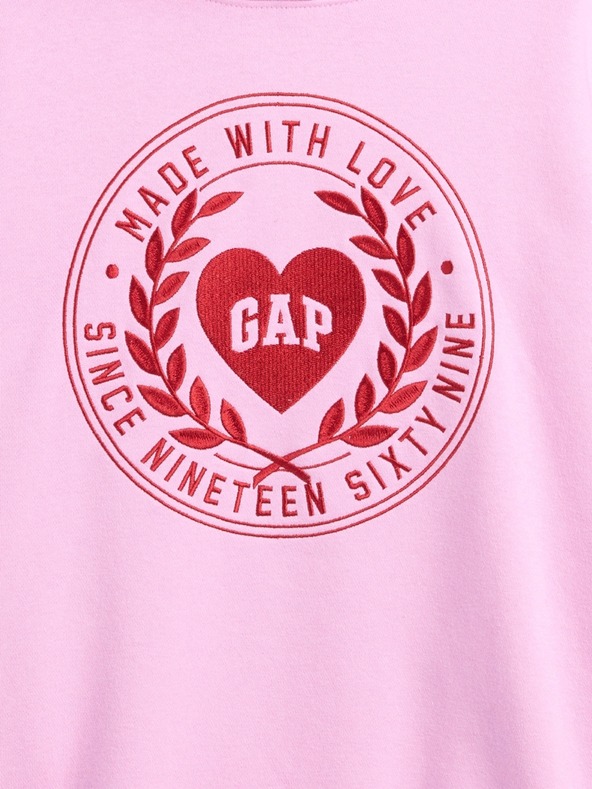 GAP Dětská oversize mikina Logo VintageSoft GAP