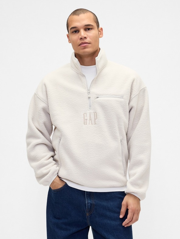 GAP Oversize sherpa mikina Arctic Fleece GAP