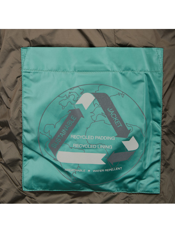 Geox Tyrkysová dámská péřová bunda Geox Zosma