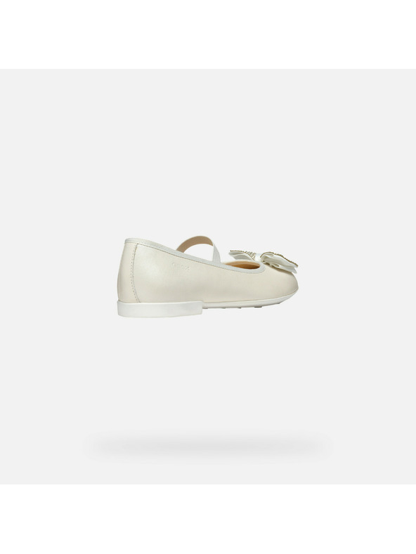 Geox Bílé dívčí baleríny Geox Plie'