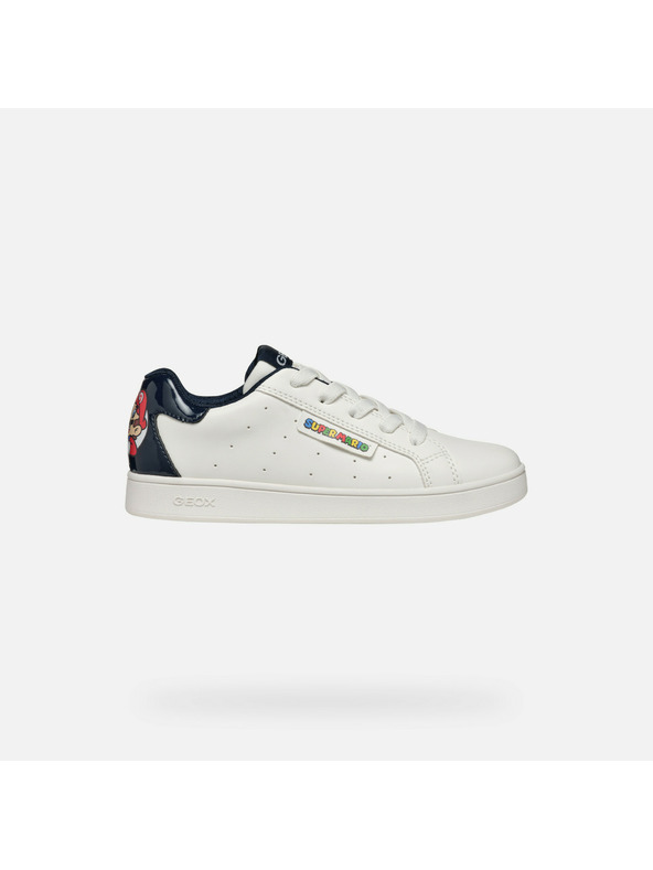 Geox Bílé chlapecké tenisky Geox Eclyper Boy