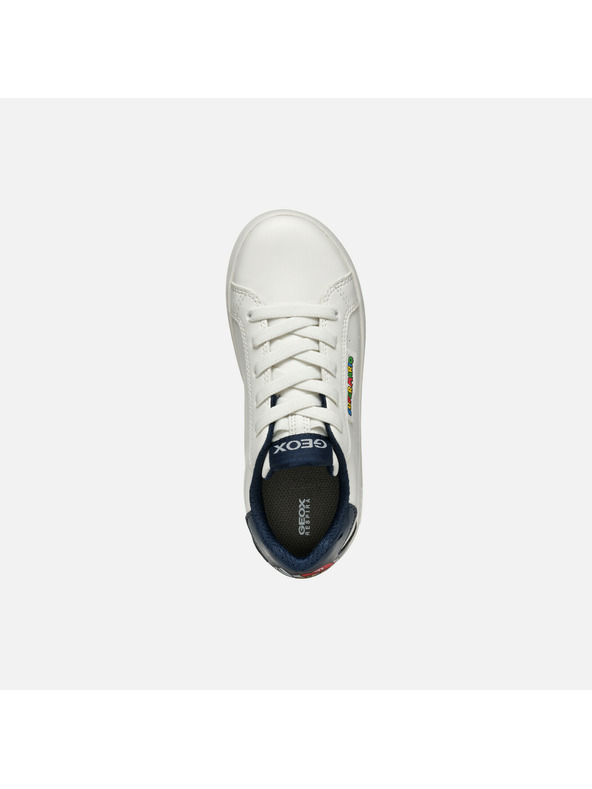 Geox Bílé chlapecké tenisky Geox Eclyper Boy