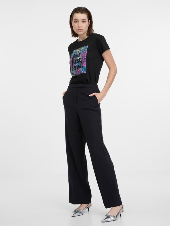 Orsay Černé dámské tričko ORSAY