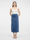 Orsay Modrá dámská džínová sukně ORSAY