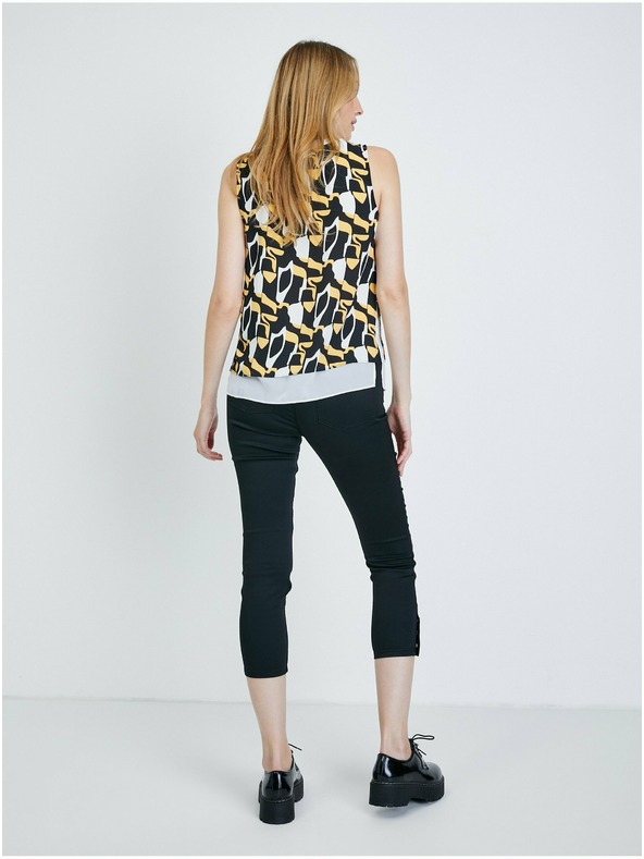 Orsay Bílo-černá vzorovaná halenka ORSAY