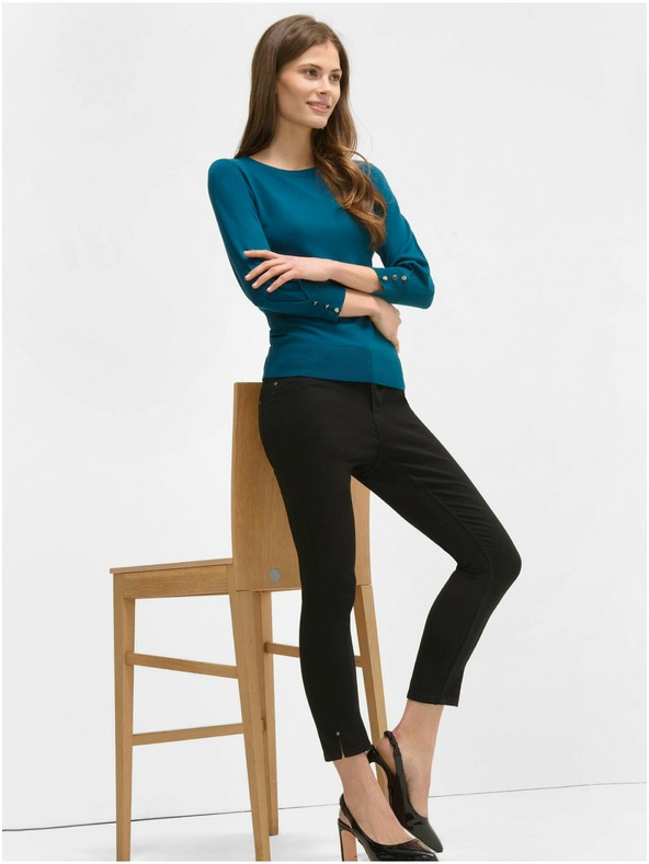 Orsay Černé zkrácené skinny fit džíny ORSAY