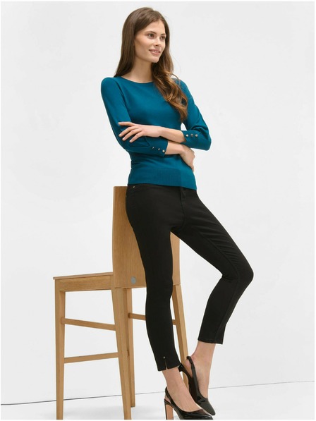 Orsay Černé zkrácené skinny fit džíny ORSAY