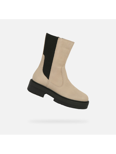 Geox Béžová dámská kotníková obuv Geox Spherica EC7