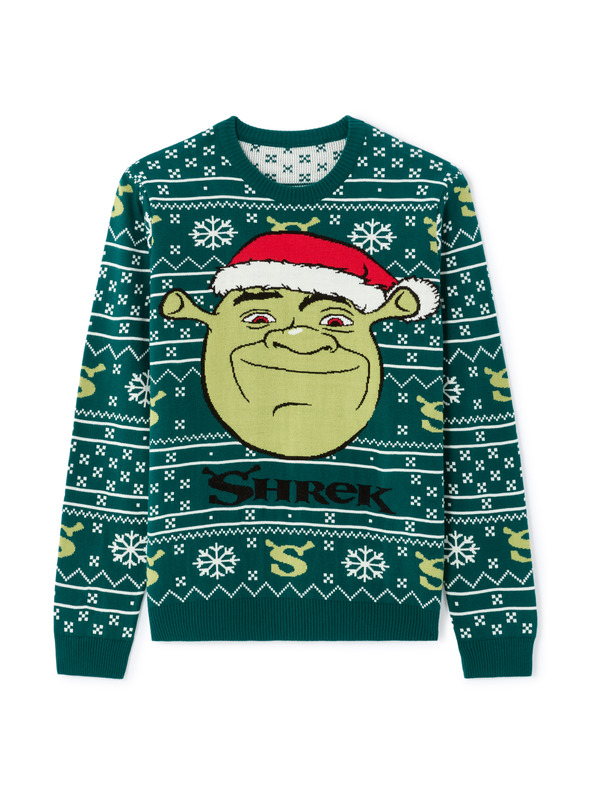 Celio Vánoční svetr Shrek