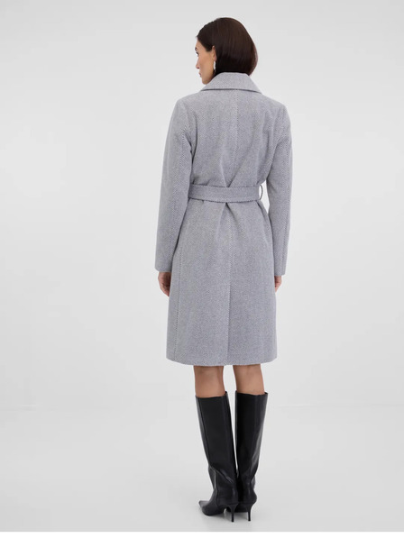 Orsay Šedý dámský zimní kabát ORSAY