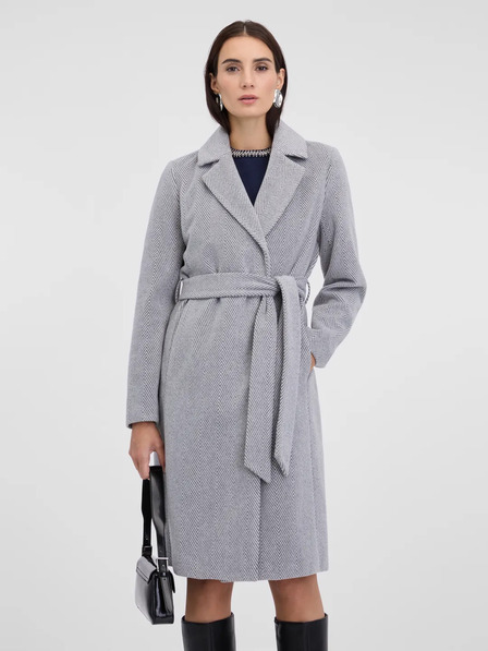 Orsay Šedý dámský zimní kabát ORSAY