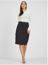 Orsay Černá dámská sukně s páskem ORSAY