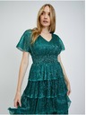 Orsay Zelené volánové šaty ORSAY