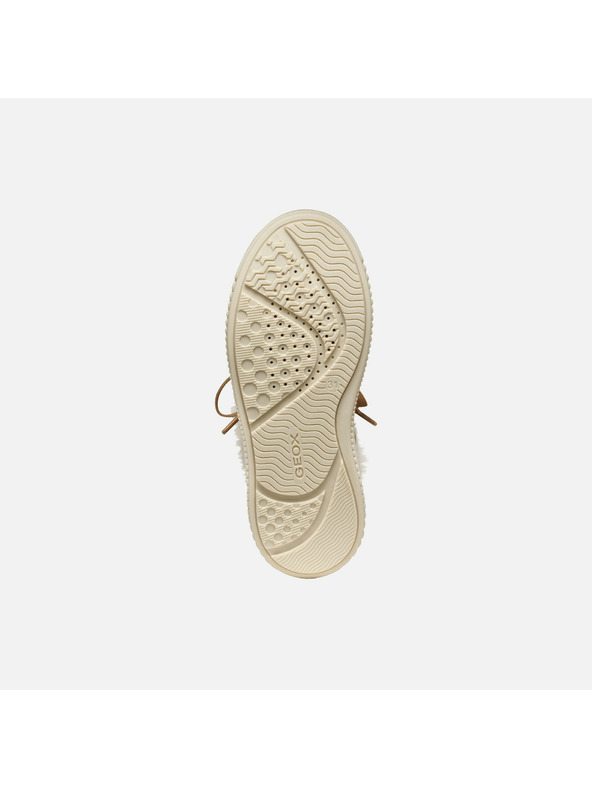 Geox Hnědá dívčí zimní obuv Geox Laquinny