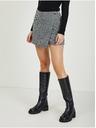 Orsay Černá dámská vzorovaná sukně/kraťasy ORSAY