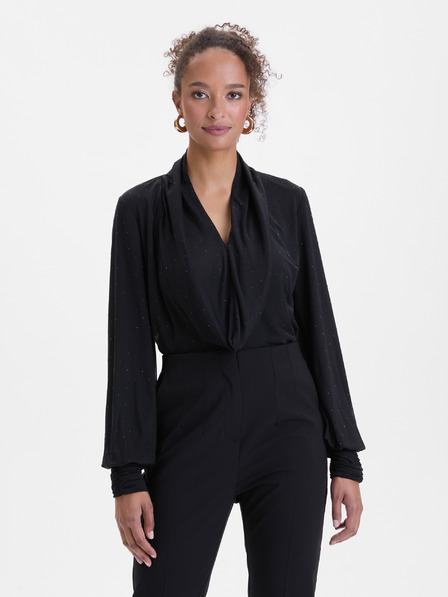 Orsay Černá dámská halenka s kamínky ORSAY