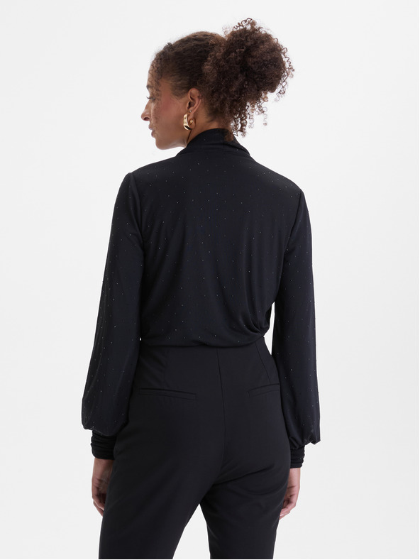 Orsay Černá dámská halenka s kamínky ORSAY