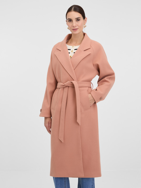 Orsay Béžový dámský kabát ORSAY