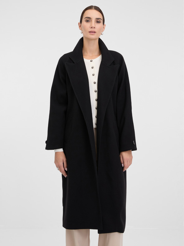 Orsay Černý dámský kabát ORSAY