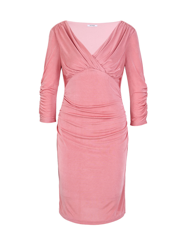 Orsay Světle růžové dámské šaty ke kolenům ORSAY