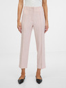 Orsay Světle růžové dámské kalhoty ORSAY