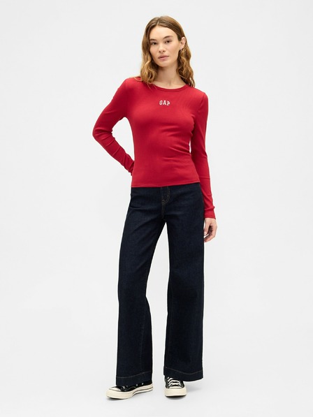 GAP Žebrované tričko s logem GAP