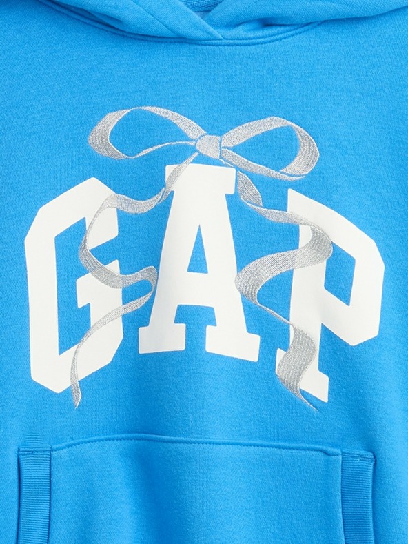 GAP Dětská oversize mikina Logo VintageSoft GAP