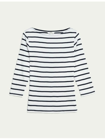 Marks & Spencer Černo-bílé dámské pruhované tričko Marks & Spencer