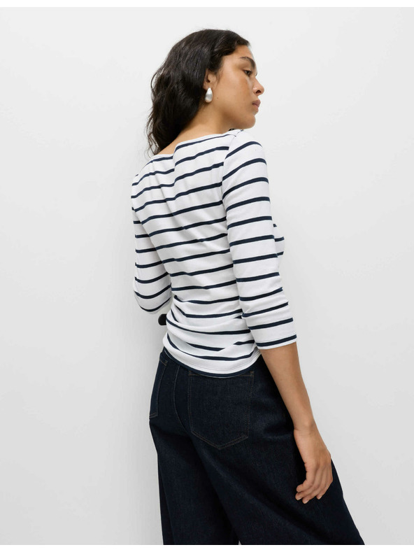 Marks & Spencer Černo-bílé dámské pruhované tričko Marks & Spencer