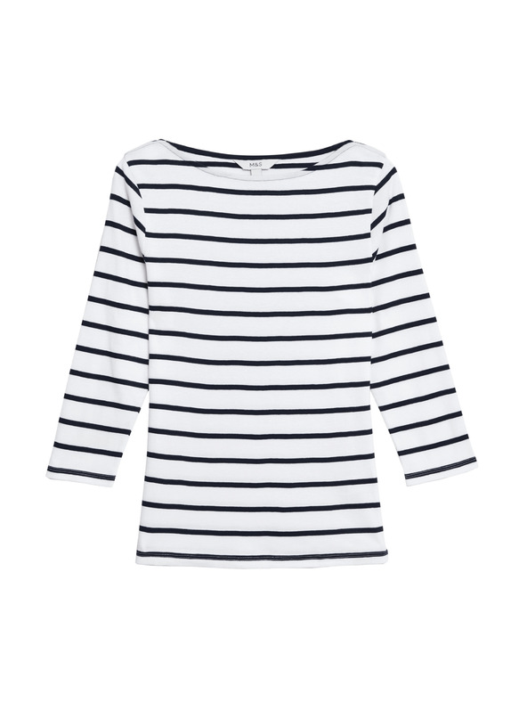 Marks & Spencer Černo-bílé dámské pruhované tričko Marks & Spencer