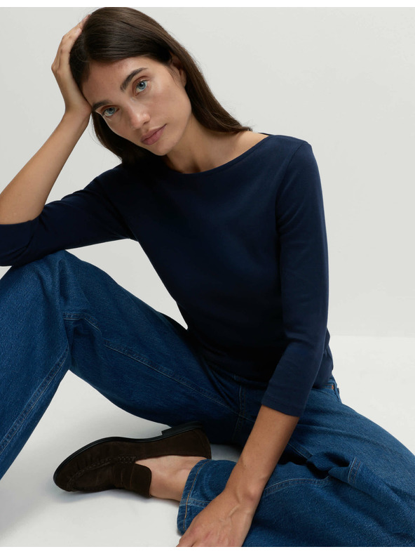 Marks & Spencer Tmavě modré dámské tričko Marks & Spencer