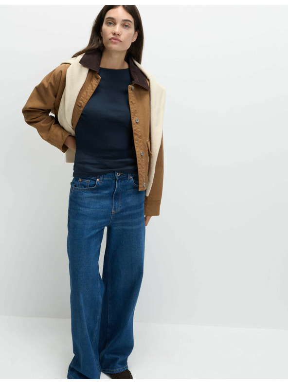 Marks & Spencer Tmavě modré dámské tričko Marks & Spencer