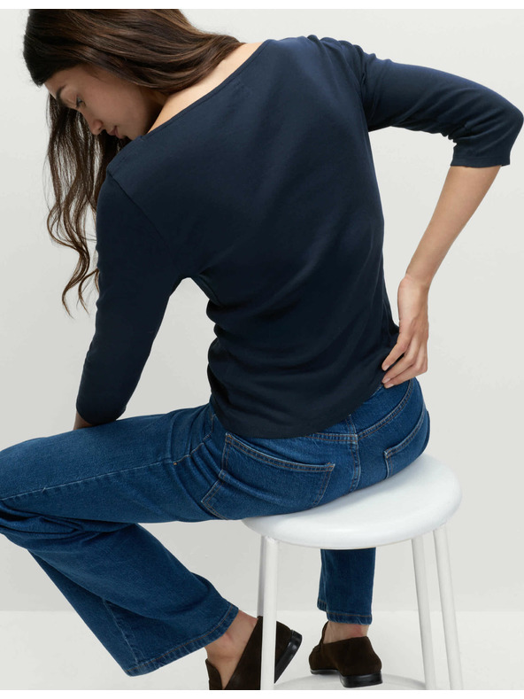 Marks & Spencer Tmavě modré dámské tričko Marks & Spencer