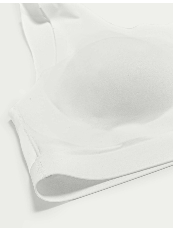 Marks & Spencer Bílá dámská podprsenka bez kostic Marks & Spencer Flexifit™