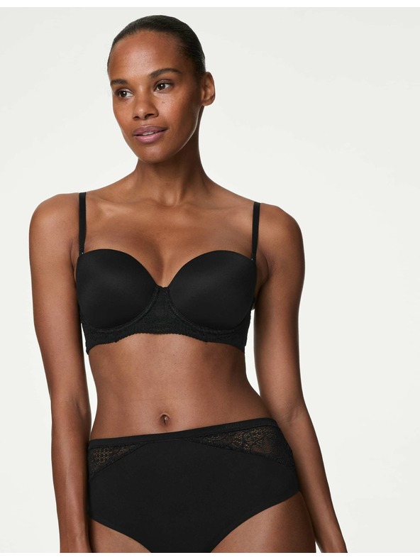 Marks & Spencer Černá dámská podprsenka s kosticemi Marks & Spencer