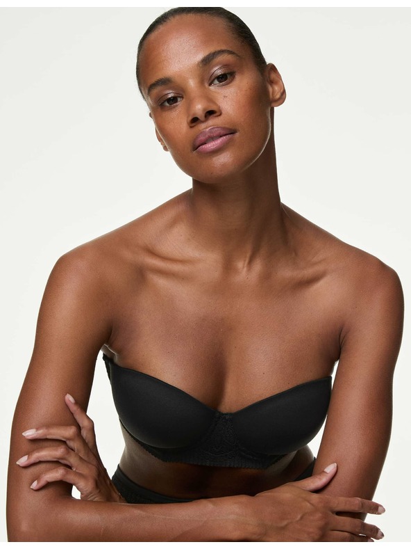 Marks & Spencer Černá dámská podprsenka s kosticemi Marks & Spencer