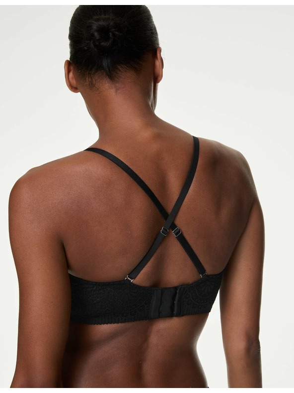 Marks & Spencer Černá dámská podprsenka s kosticemi Marks & Spencer