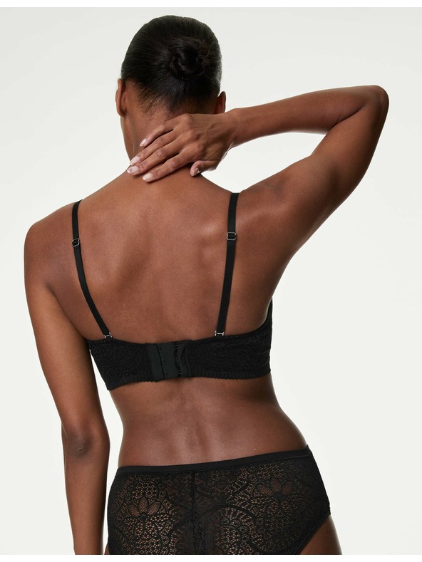 Marks & Spencer Černá dámská podprsenka s kosticemi Marks & Spencer