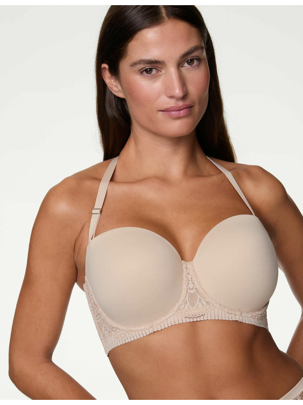 Marks & Spencer Béžová dámská podprsenka s kosticemi Marks & Spencer Body Soft™