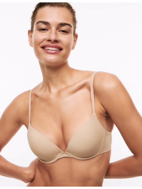 Marks & Spencer Dekoltová push-up podprsenka s kosticemi a technologií Flexifit™ (vel. A–E) Marks & Spencer