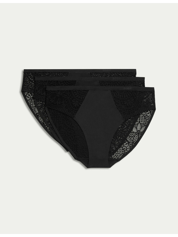 Marks & Spencer Vysoce střižené kalhotky Body Soft™, sada 3 ks Marks & Spencer