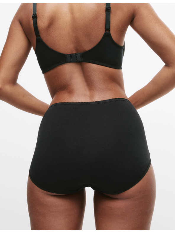 Marks & Spencer Kalhotky do pasu z bavlny s lycrou®, 5 ks v balení Marks & Spencer černá